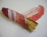 パン耳リメイク！パン耳の肉マキマキ作り方2写真