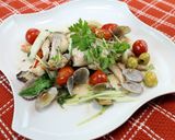 薬膳・魚貝出汁満載パスタ等3種盛り作り方19写真