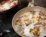 薬膳・魚貝出汁満載パスタ等3種盛り作り方13写真