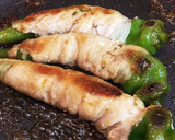 柚子胡椒香る！万願寺とうがらしの肉巻き作り方4写真
