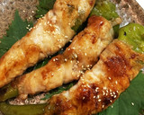 柚子胡椒香る！万願寺とうがらしの肉巻き作り方5写真