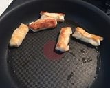 ☆餃子の皮☆さつまいもチーズスティック作り方7写真