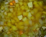 簡単ランチ＊ころころ野菜のコンソメスープ作り方5写真