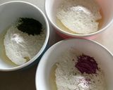 発酵1分!時短パン★3色ロールパン作り方2写真