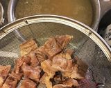 牛すじ、バラ、もも肉のカレーライス作り方1写真
