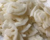サクサク♪蓮根の和風ペペロンチーノ作り方1写真