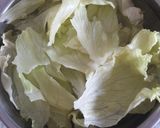 レタスときのこ✿ホットサラダ作り方1写真