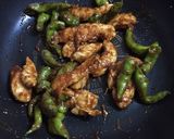 止まらない～♬ 鶏肉とシシトウの味噌炒め作り方5写真