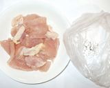 スープパスタ♪簡単トマト缶と鶏むね肉作り方5写真