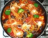 スープパスタ♪簡単トマト缶と鶏むね肉作り方13写真