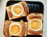 子供の喜ぶ！目玉焼きトースト作り方2写真