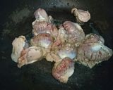 レモンペパーミックスだれで砂肝も蒸し焼き作り方4写真