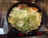 厚揚げと豚肉のキャベツ炒め♪作り方3写真