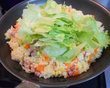 シャキッとふんわり*栄養満点!レタス炒飯作り方14写真