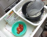炊飯器でチキン&あさりパエリア作り方2写真
