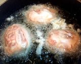 毛蟹入り黒酢酢豚作り方6写真