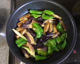 ナスと万願寺唐辛子の甘酢煮浸し作り方6写真