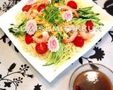 手作り冷やし中華ダレ♪でつけ麺♡作り方2写真