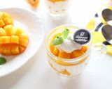 新感覚！マンゴーわらびもちプリン作り方18写真