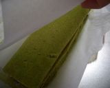 ふわふわ♪黒豆&抹茶のロールケーキ作り方10写真