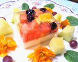 子供も大好き☆夏のフルーツとミルク寒天作り方4写真