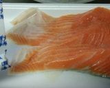 銀鮭と豆苗のヘルシー炊き込みご飯作り方2写真