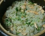 銀鮭と豆苗のヘルシー炊き込みご飯作り方11写真