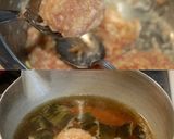 柔らか鶏団子と高野豆腐の煮物作り方5写真