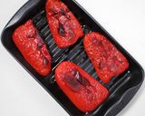 揚げ茄子と焼きパプリカのスパイシーな冷菜作り方6写真