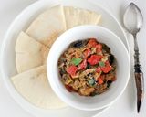 揚げ茄子と焼きパプリカのスパイシーな冷菜作り方21写真