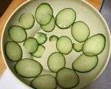簡単◎豚肉とキュウリの中華風そうめん作り方1写真