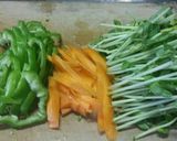 豆苗のカラフル卵炒め作り方3写真