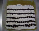 ふわふわ♪黒豆&抹茶のロールケーキ作り方9写真