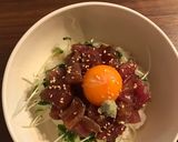 昆布〆漬まぐろのユッケ丼作り方3写真