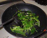 コナギ炒め作り方5写真