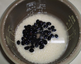 おせちの残りで　黒豆おこわ作り方2写真