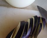 茄子と筍のピリ辛炒め作り方1写真
