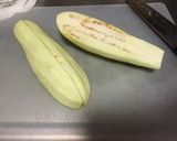 育ち過ぎた茄子の調理方作り方1写真