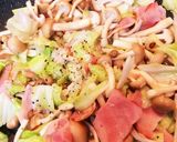 キャベツとシメジの塩パスタver簡単作り方7写真