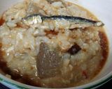 黒酢がけお粥（血管ダイエット食1144）作り方2写真