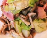 キャベツとシメジの塩パスタver簡単作り方8写真