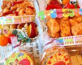 お盆も仕事弁当 夏祭り 縁日ラッピング作り方4写真