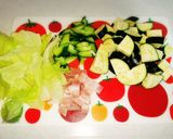 シャキシャキ♪夏野菜の中華風炒め♪作り方1写真