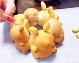 簡単ちぎりパン 〜うさぎとくまさん♡〜作り方14写真