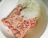 レンチン　柔らか鶏団子としめじのスープ作り方2写真