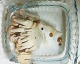 レンチン　柔らか鶏団子としめじのスープ作り方3写真