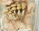 レンチン　柔らか鶏団子としめじのスープ作り方4写真