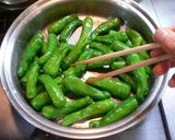 シシトウと高野豆腐のしらす干し煮作り方6写真
