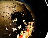 バジルとアンチョビ風味のトマトパスタ作り方2写真