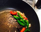 バジルとアンチョビ風味のトマトパスタ作り方3写真